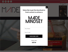 Tablet Screenshot of made-magazine.com